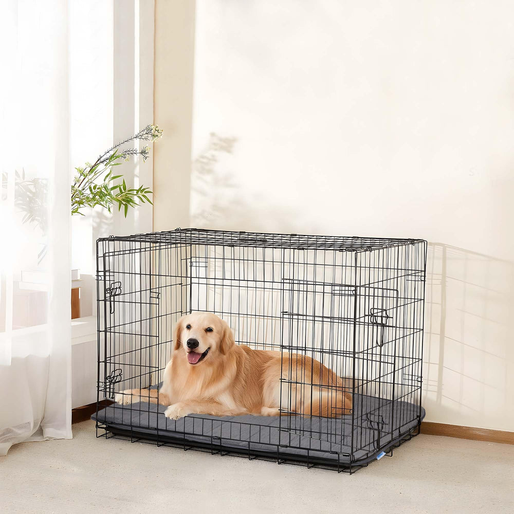 ZAKAPAWS large crate pad offers ample space for dogs to stretch.