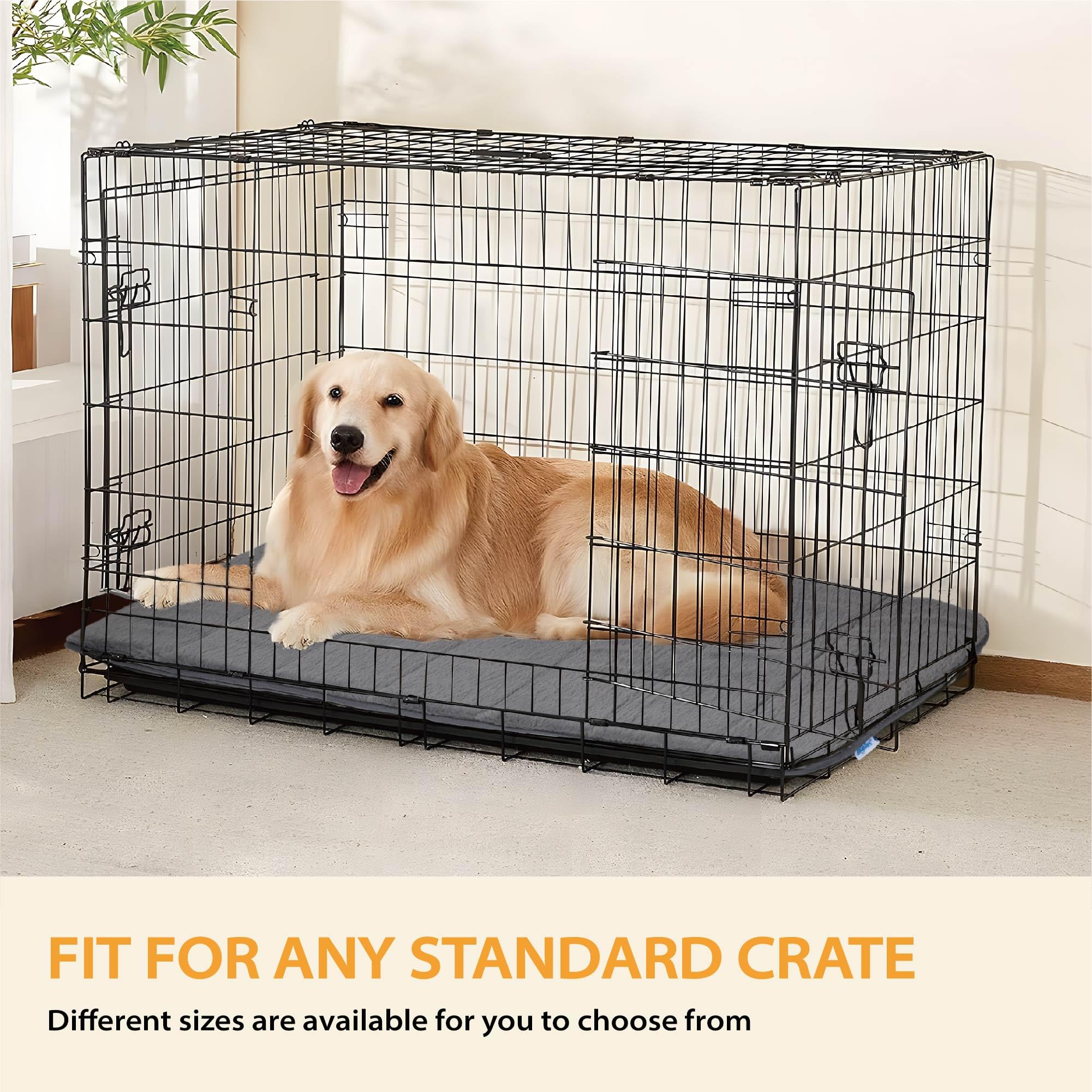 ZAKAPAWS 35x23 inch large dog bed for ample lounging space
