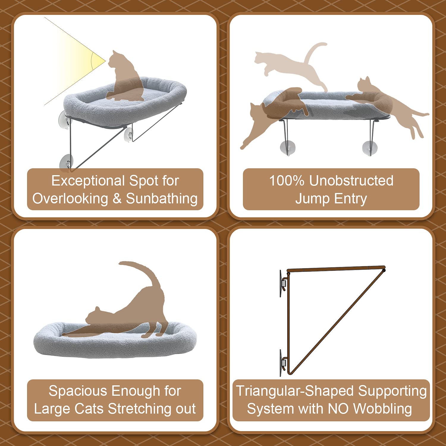 Zakkart perch is easy to assemble without tools for quick setup.