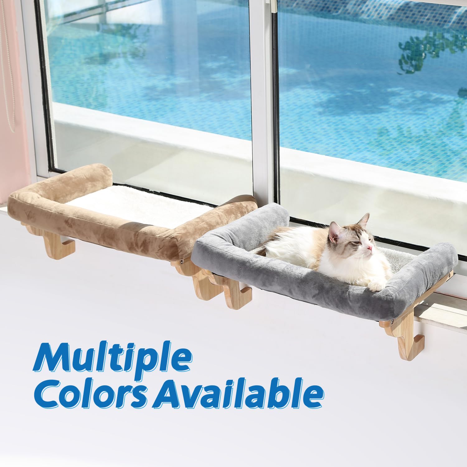 Zakkart easy-to-move window perch can relocate between windows