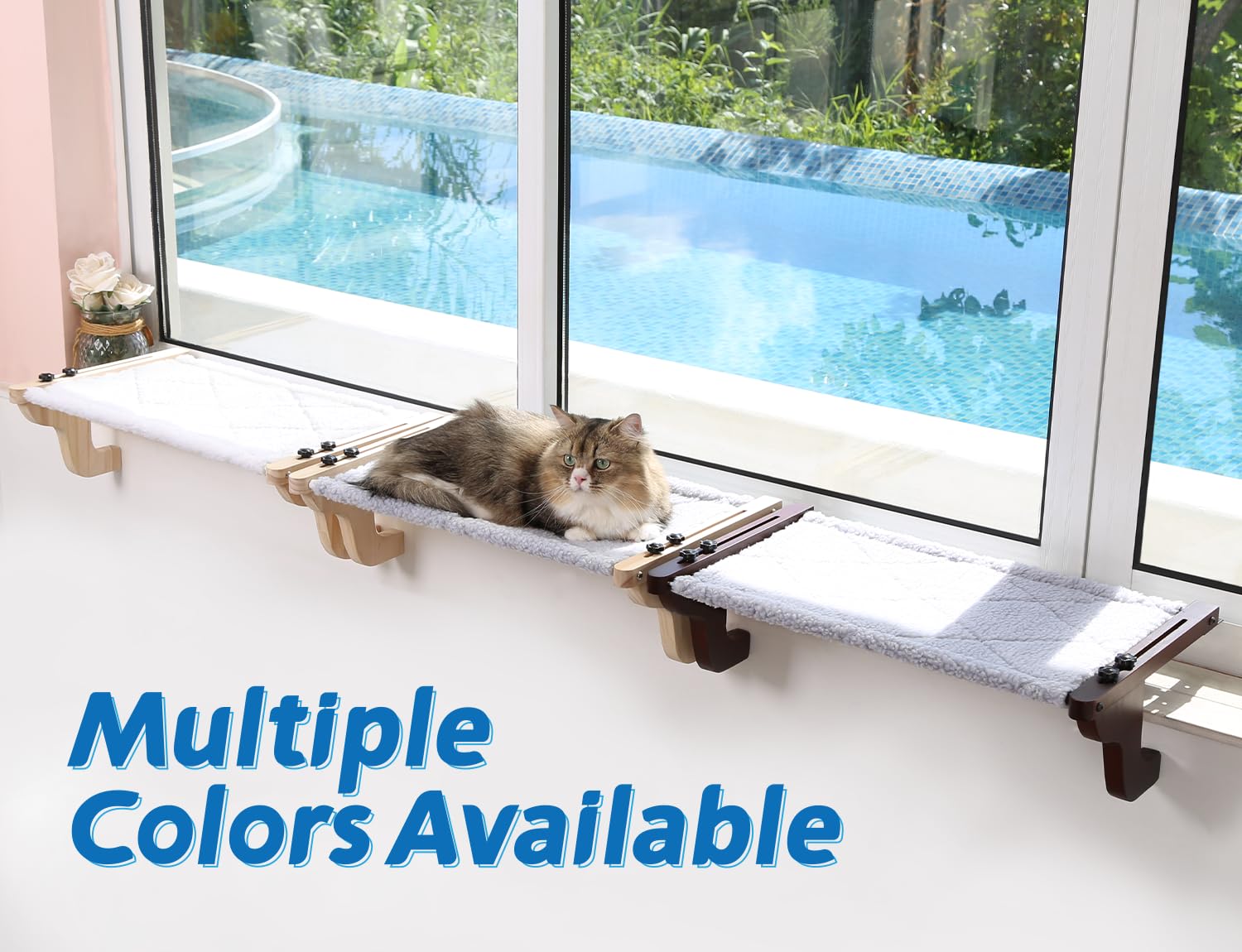 Zakkart Easy Seat Cat Perch sturdy build supports up to 40 lbs.