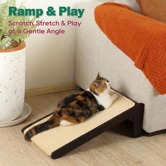 Zakkart natural sisal texture delivers durable scratching surface cats love.