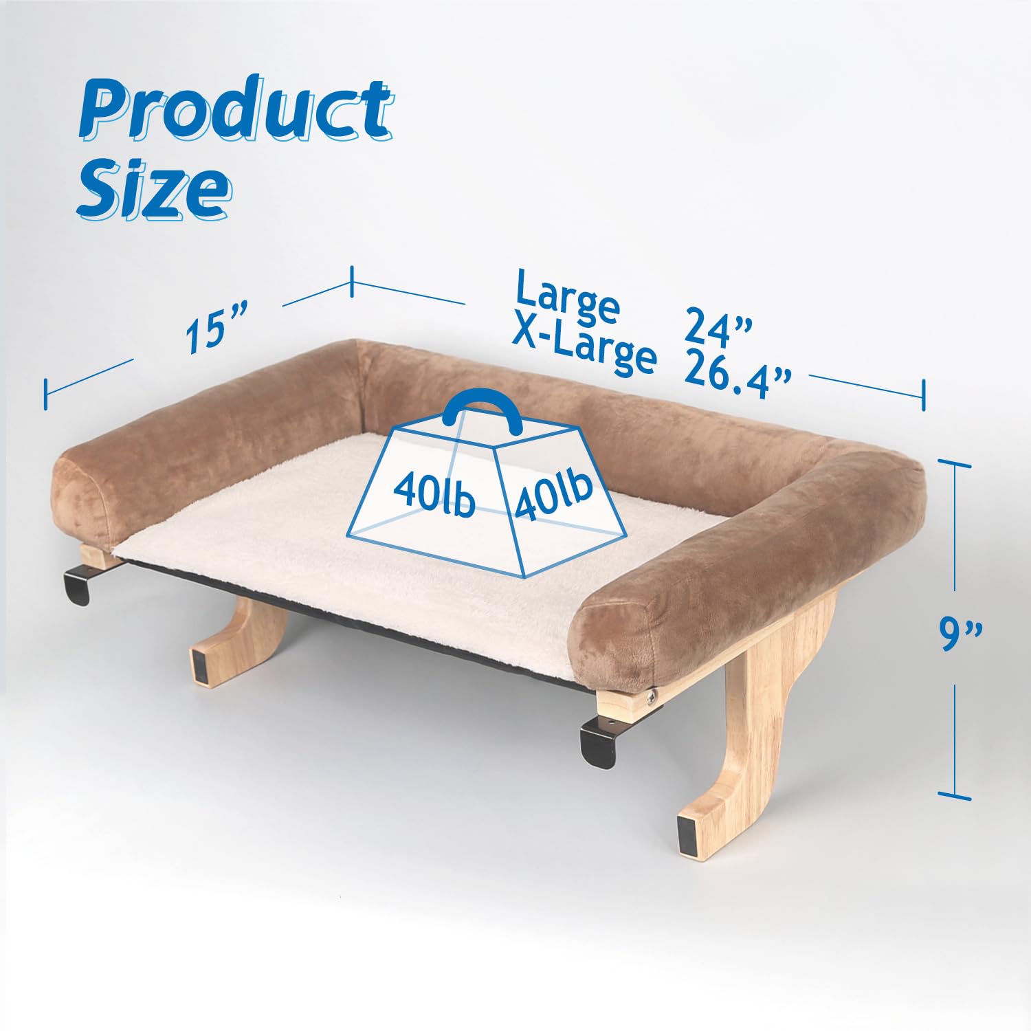 Zakkart premium hardwood and robust metal frame ensures sturdy mounting