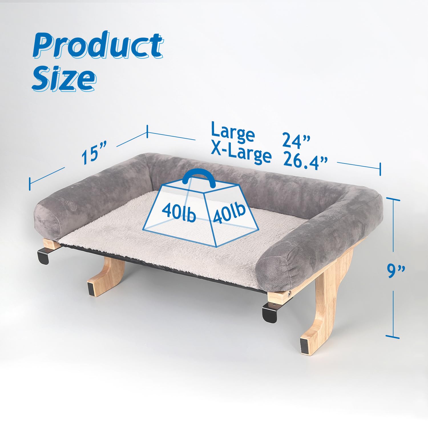 Zakkart removable bed for easy machine washing and quick refresh.