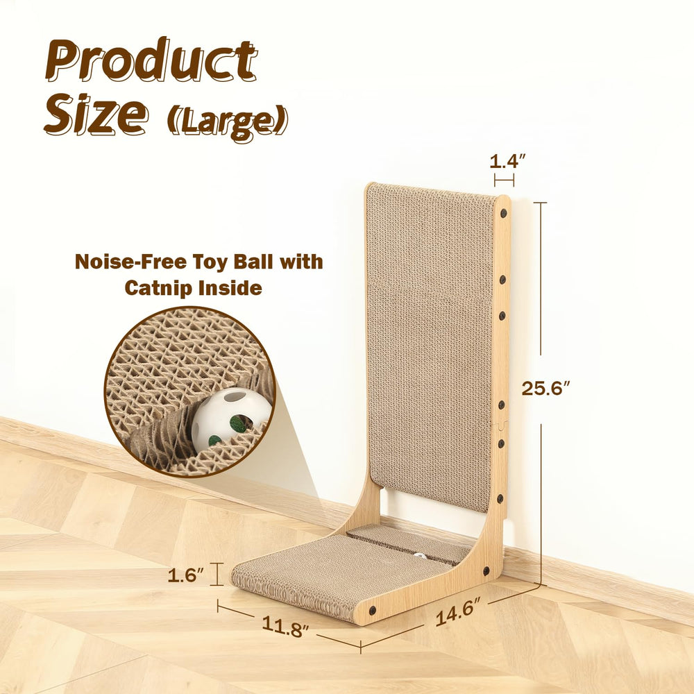 Zakkart reversible pad scratcher doubles surface life with flip-and-use design.