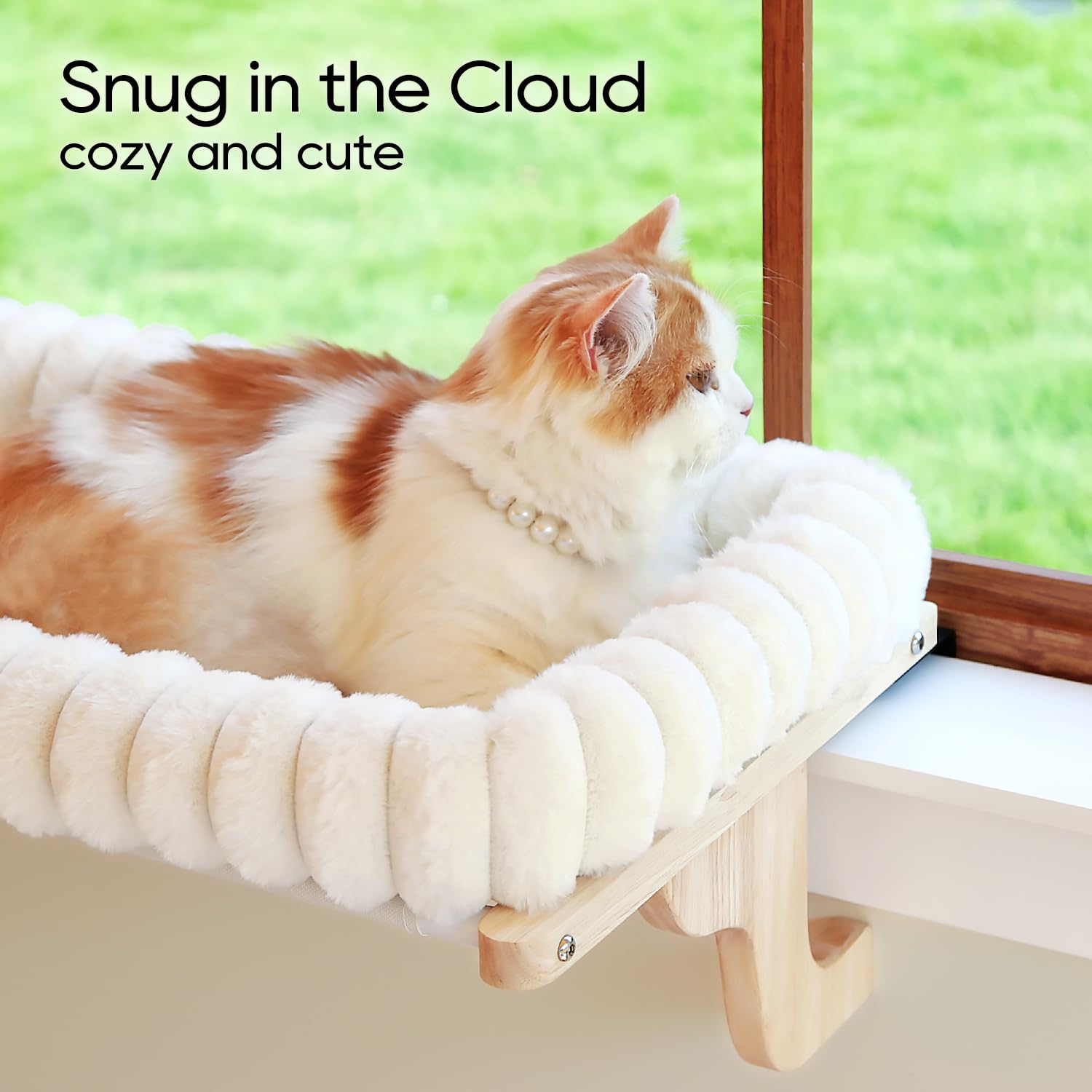 Zakkart SnugCloud four-sided bolster creates a secure, cozy nook for naps.