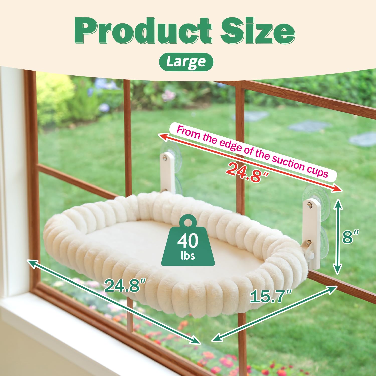 Zakkart SnugCloud heavy-duty metal frame provides stable support for active cats.