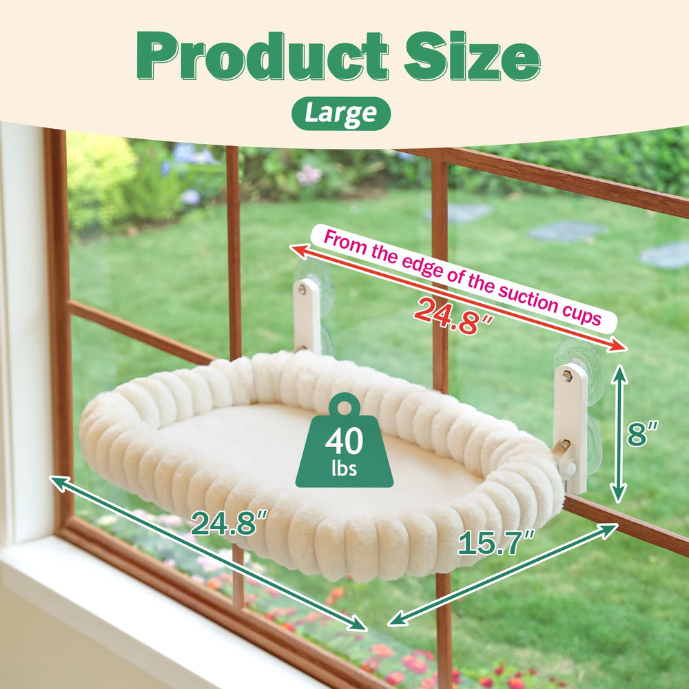 Zakkart SnugCloud heavy-duty metal frame provides stable support for active cats.