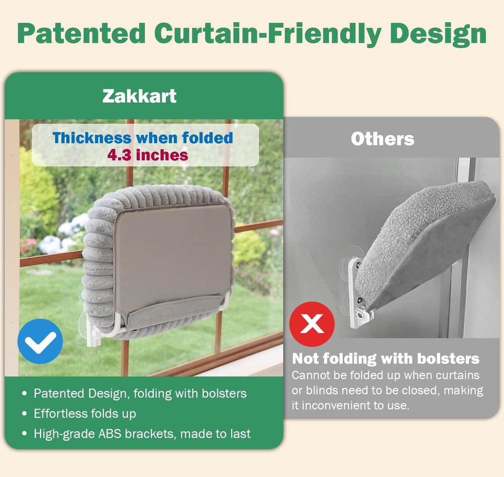 Zakkart SnugCloud machine-washable bed with removable bolsters is easy to clean.