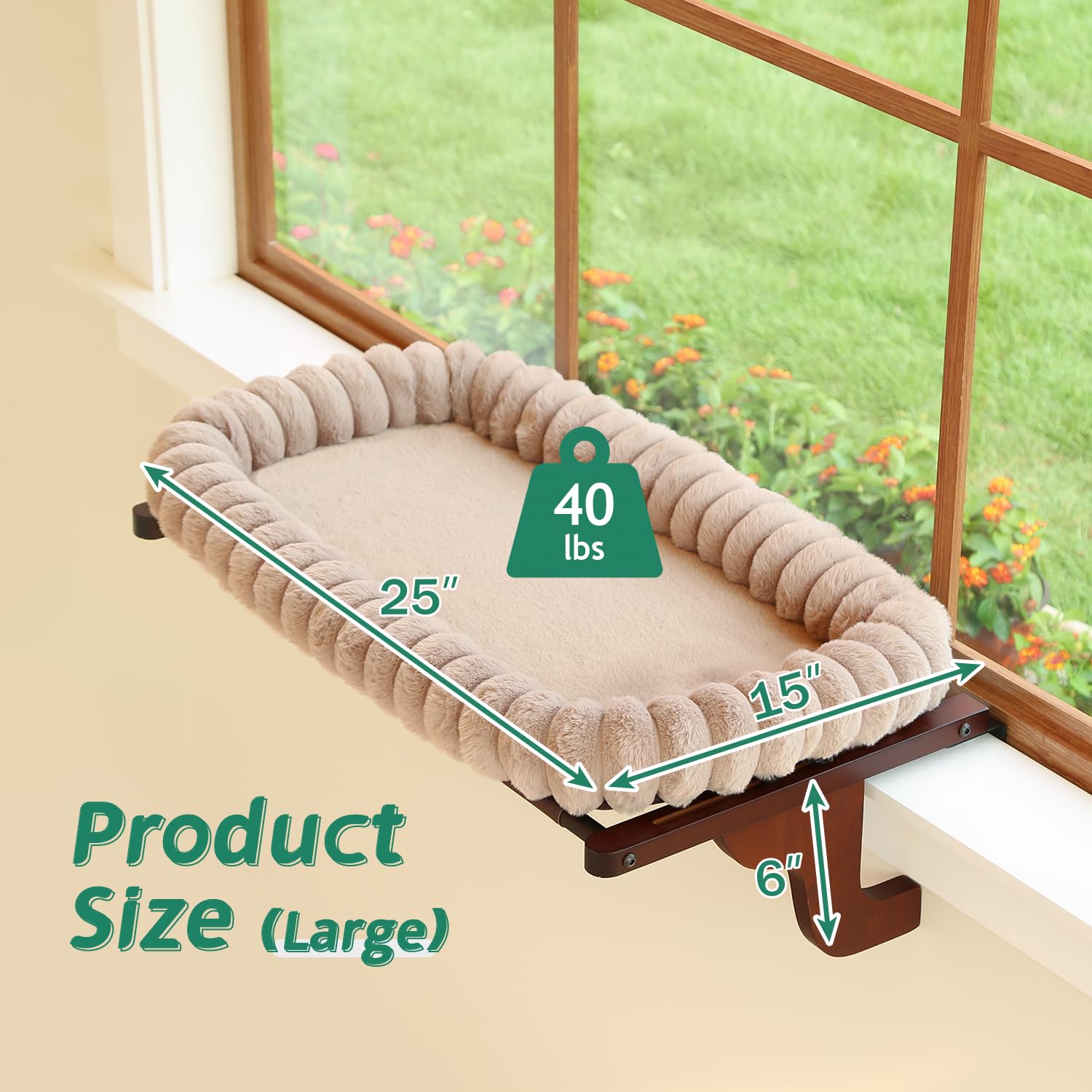 Zakkart SnugCloud supports up to 40 lbs with wobble-free stability.