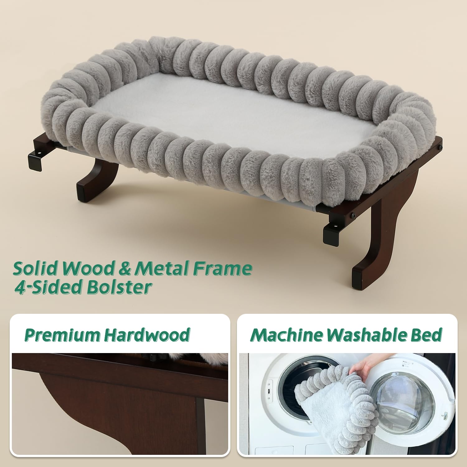 Zakkart SnugCloud washable bed stays fresh after machine washing.