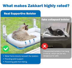 Zakkart Washable Bolster Bed highlights machine washable comfort for pets.