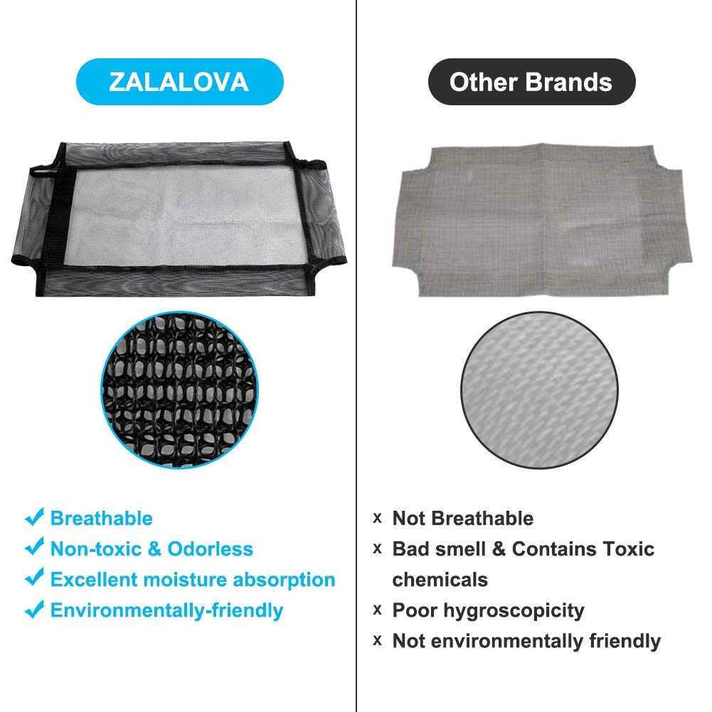 ZALALOVA Machine-washable fleece cover simplifies cleanup.