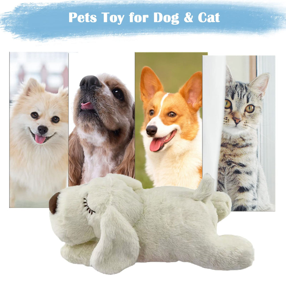 ZALBYUY Heartbeat Puppy Toy velcro closure ensures safe, easy sealing.