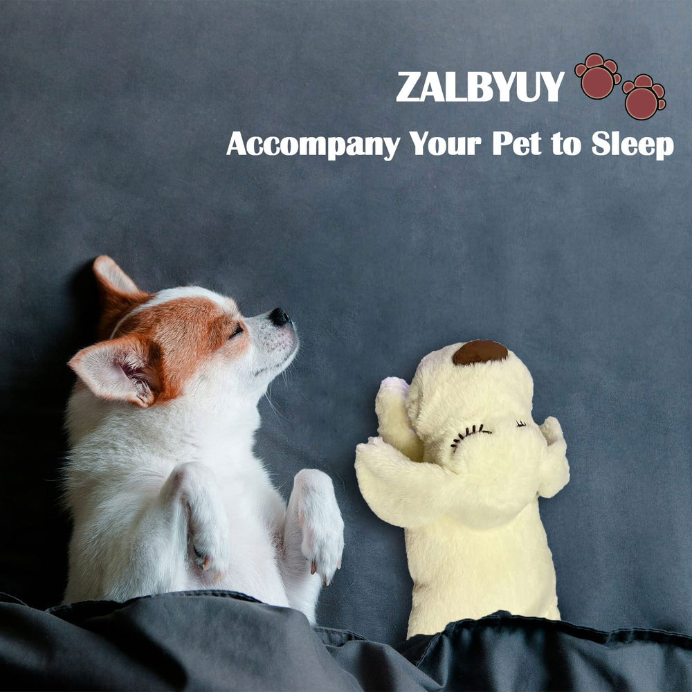 ZALBYUY Heartbeat Puppy Toy care-ready design makes washing simple.