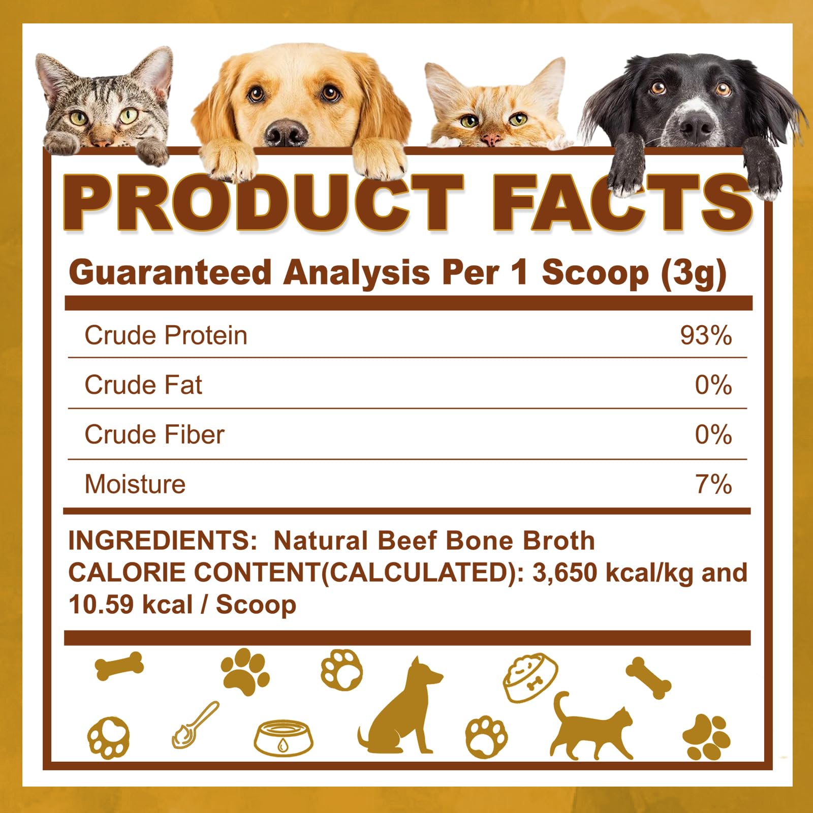 Zammex bone broth powder mixing with dry kibble enhances flavor and coat health.