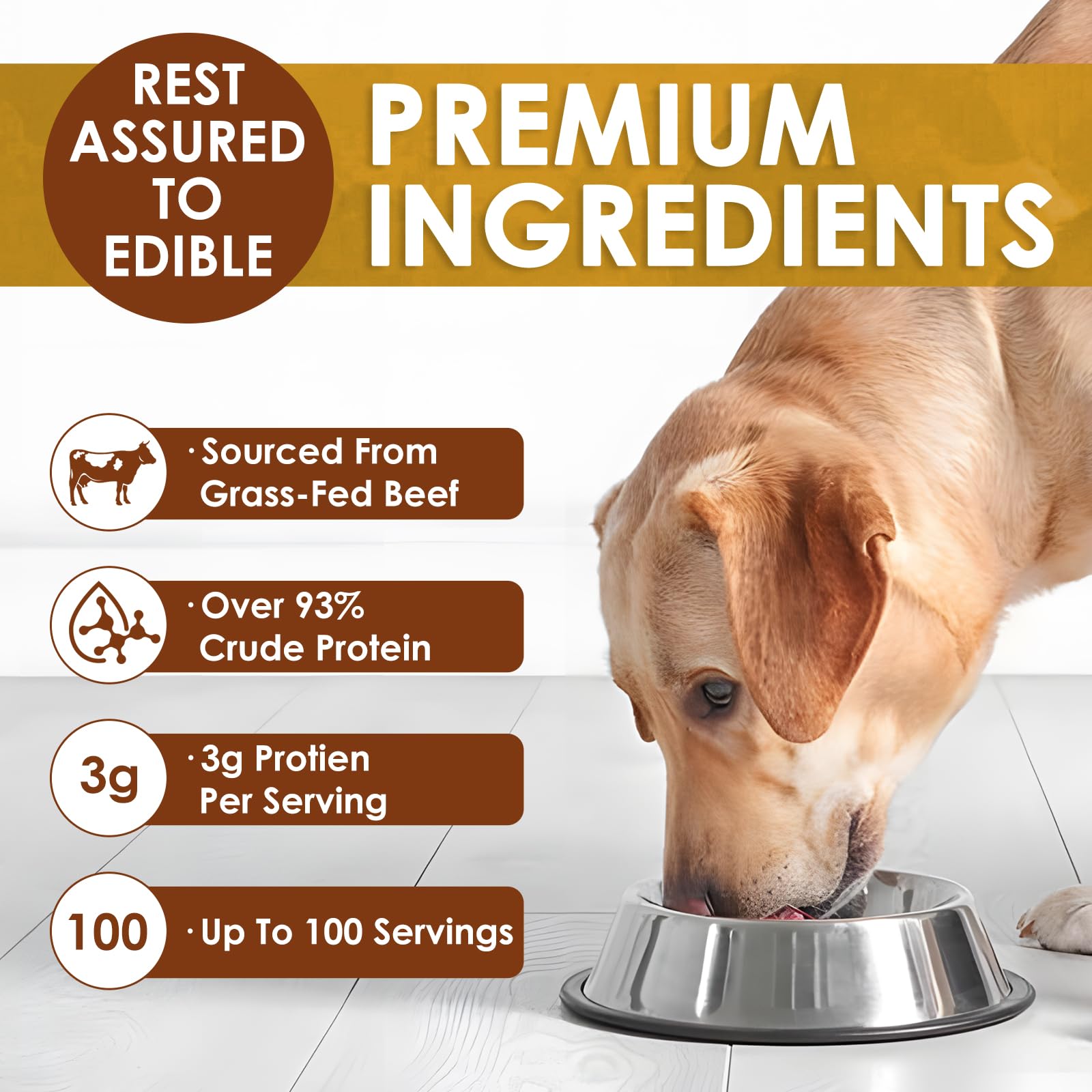 Zammex Grass-Fed Beef Bone Broth Powder emphasizes joint comfort and mobility.