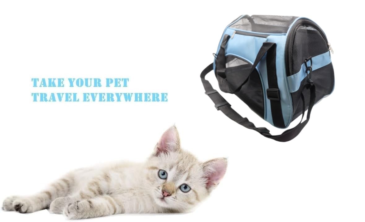 ZaneSun Cat Carrier airline-approved design for travel with your pet