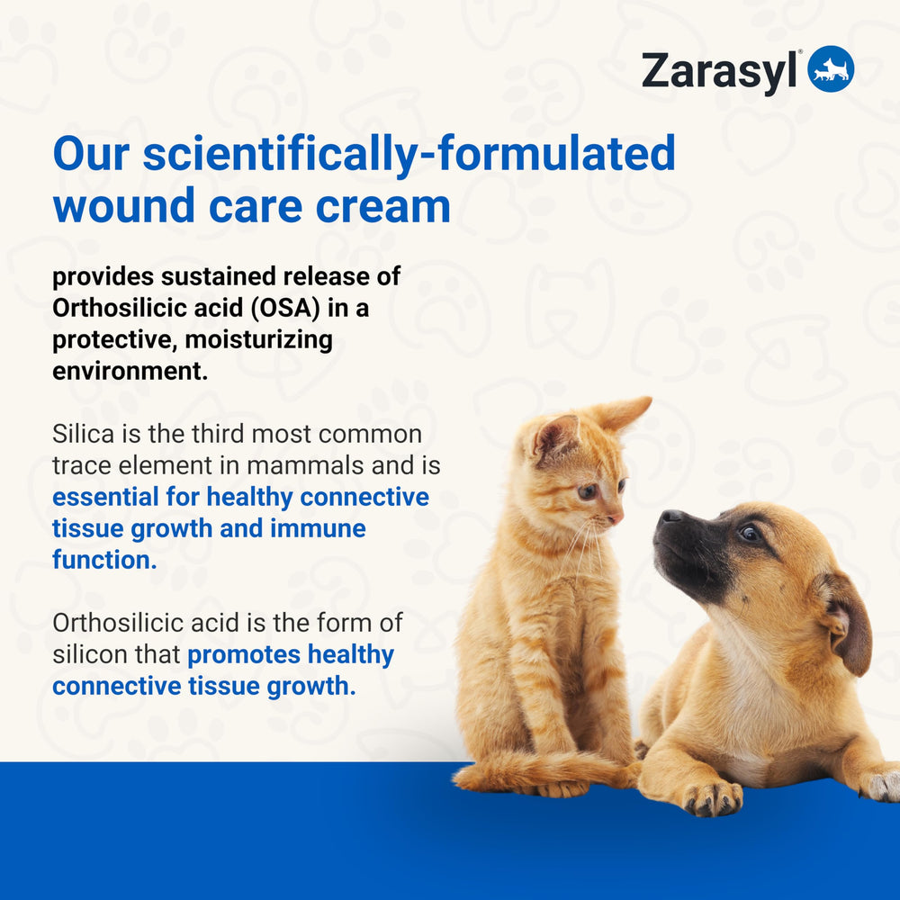 Zarasyl Companion Barrier Cream on a minor wound area.