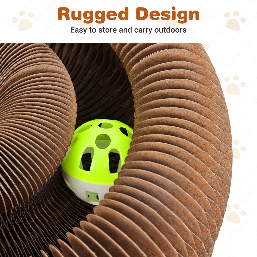 ZAULEY compact accordion design folds for storage and travel convenience.