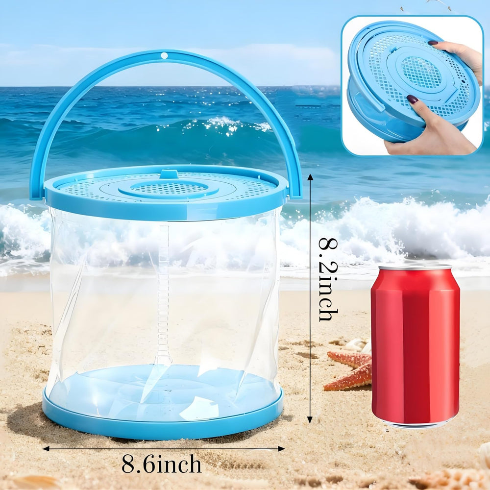 ZAVOOS mesh-lid ventilated tank enables airflow for small creatures.