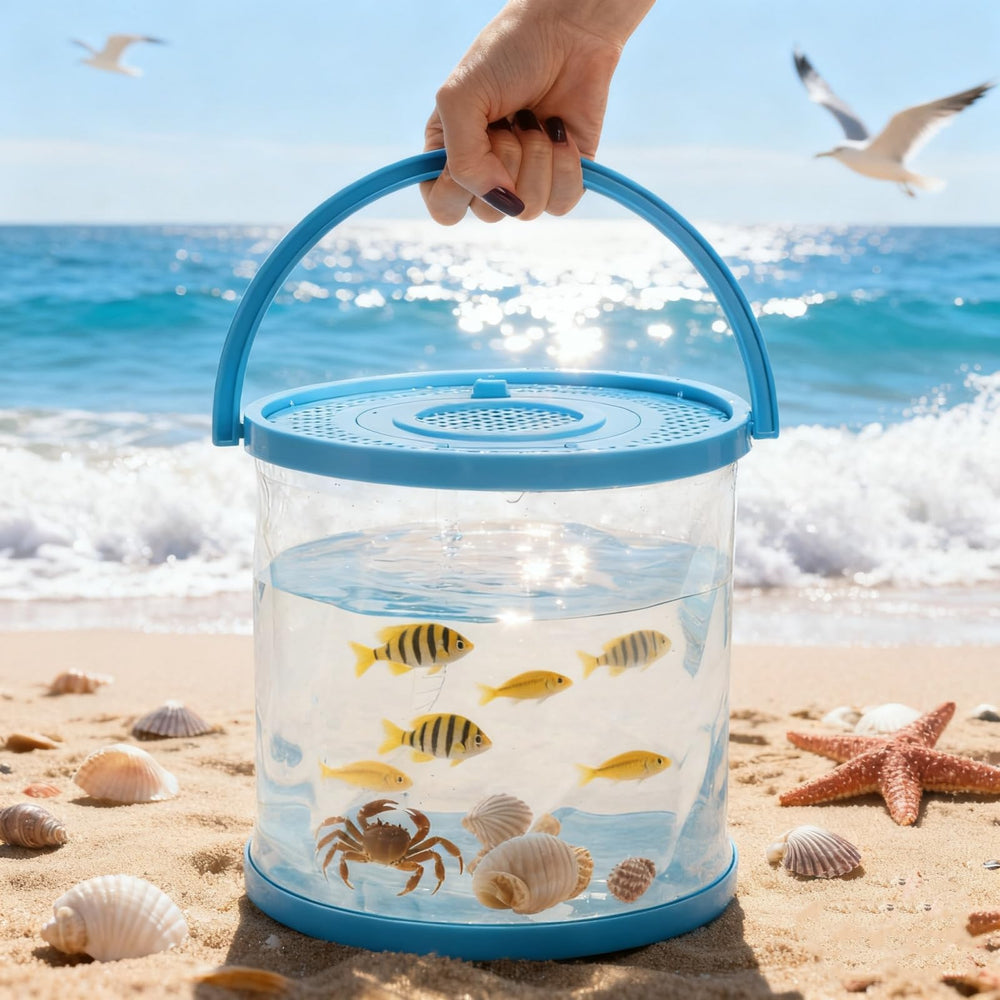 ZAVOOS transparent plastic tank for clear observation of life.