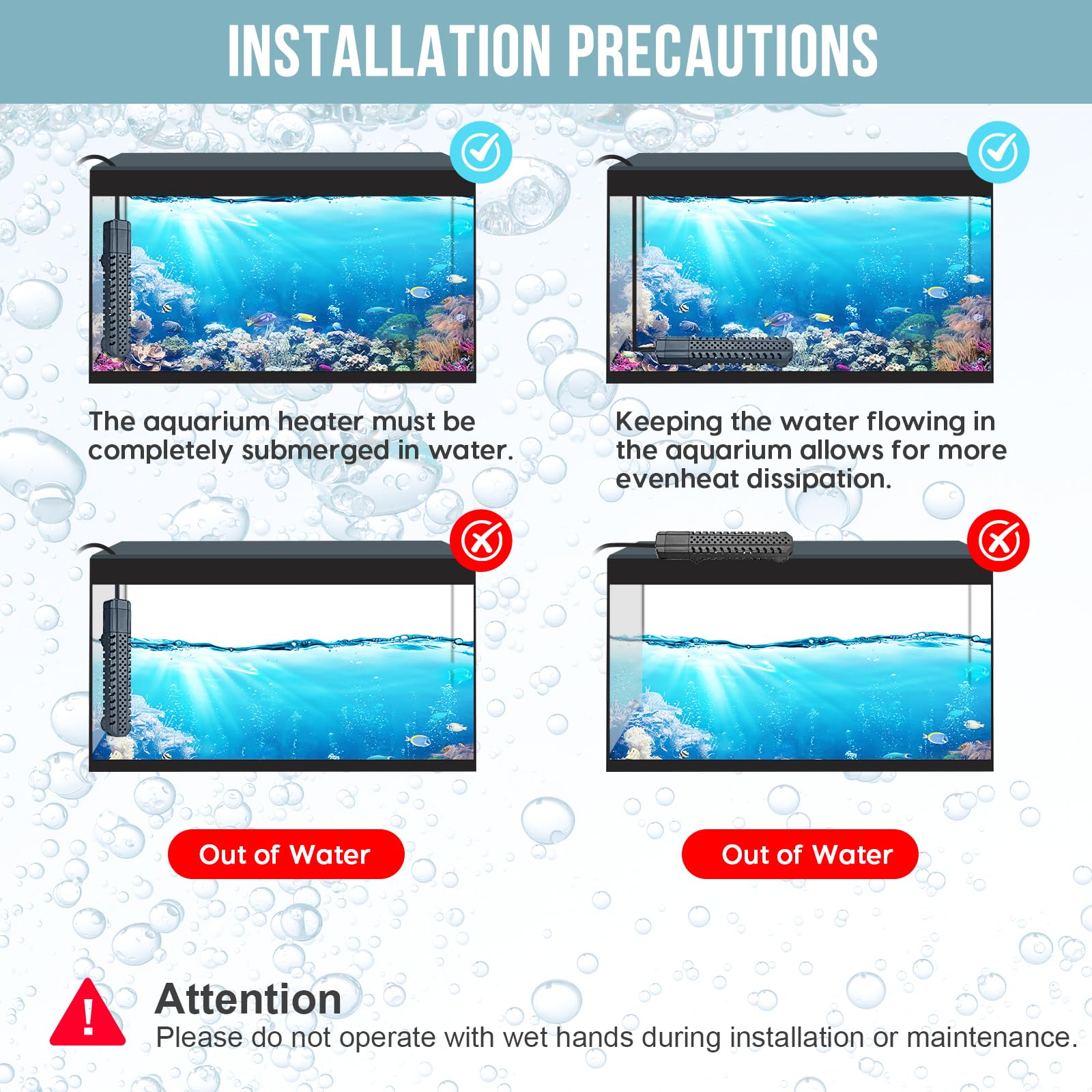 ZazaFi 300W intelligent safety sensor protecting aquatic life