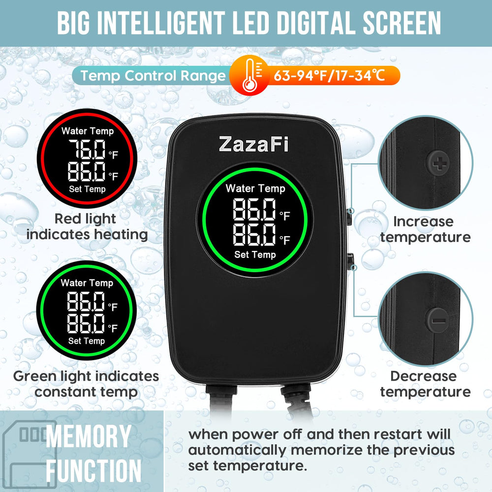 ZazaFi quartz glass heater shows explosion-proof construction and durability.