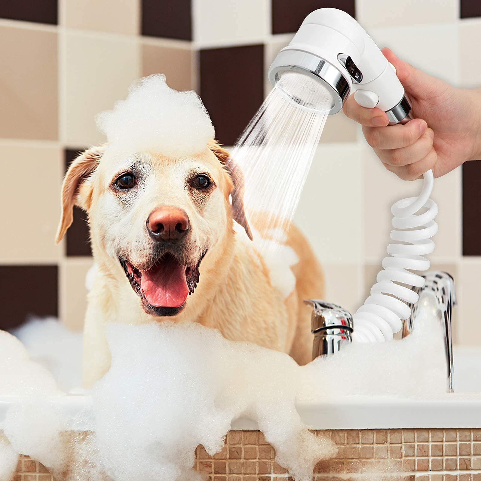 ZCONIEY three-mode showerhead offers versatile spray options