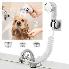 ZCONIEY sink sprayer attachment for easier faucet cleanup and pet baths