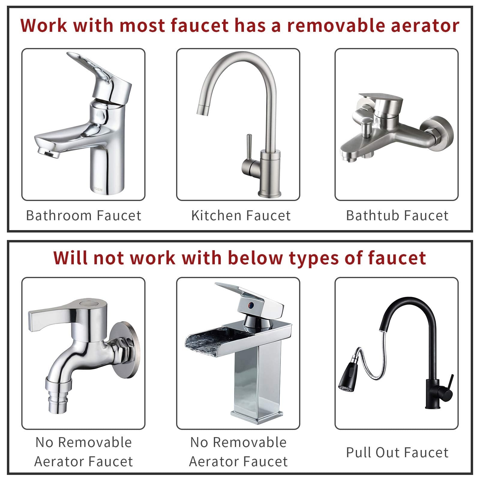 ZCONIEY stop water-saving function helps control flow during baths.