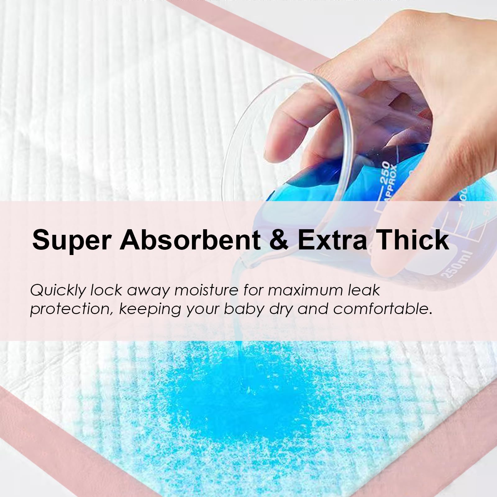 Zdolmy leak-proof bottom layer protects floors from over-saturation.