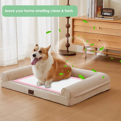 Zdolmy pad quick-dry top layer keeps paws clean and areas dry.