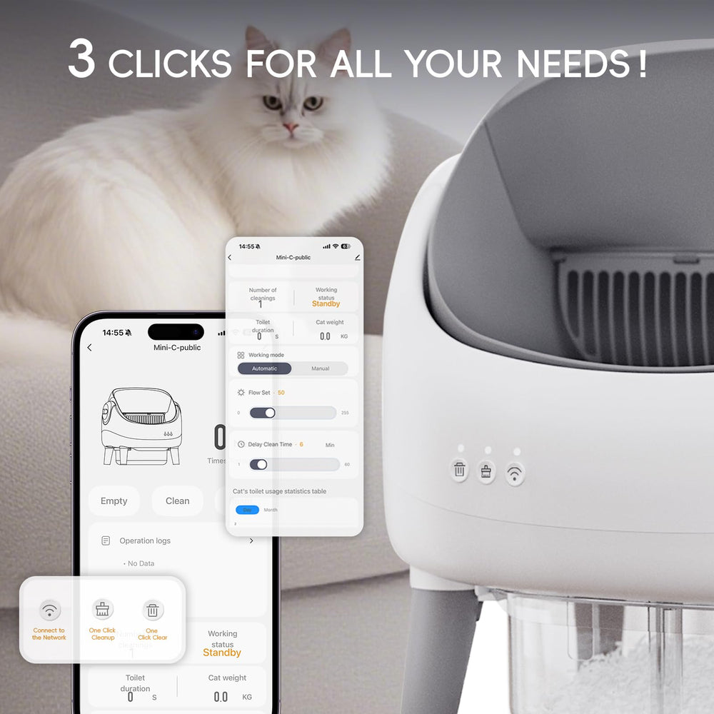 ZeaCotio App Control screen demonstrates remote management and status updates.