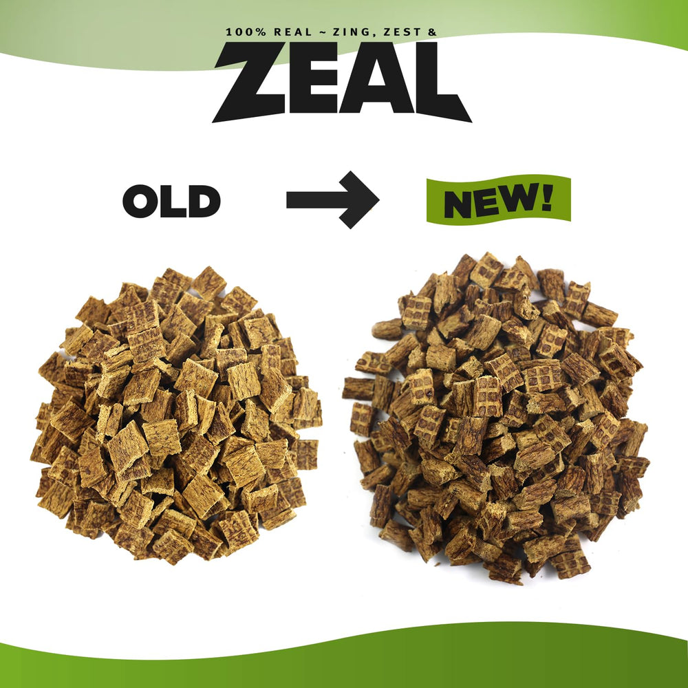 ZEAL Canada air-dried chicken serving mixer close-up, ideal as a meal enhancer for dogs.