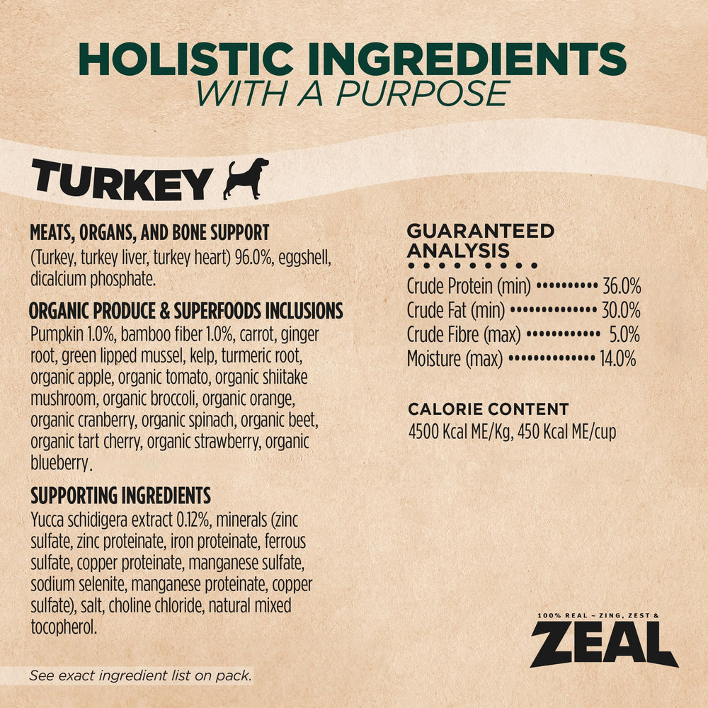 ZEAL Canada pumpkin, blueberries, and apples offer immune-supporting nutrients