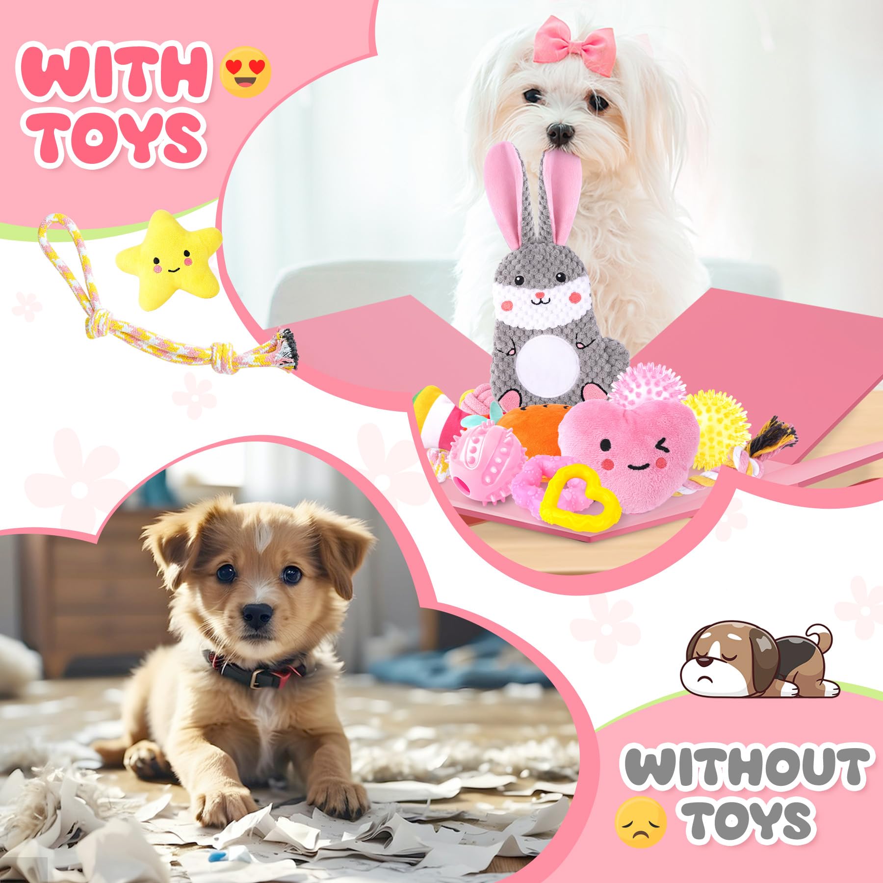Zeaxuie bonding set enhances play between you and your puppy