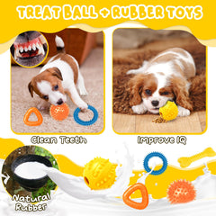 Zeaxuie dog bag rolls in pack for quick toy cleanup