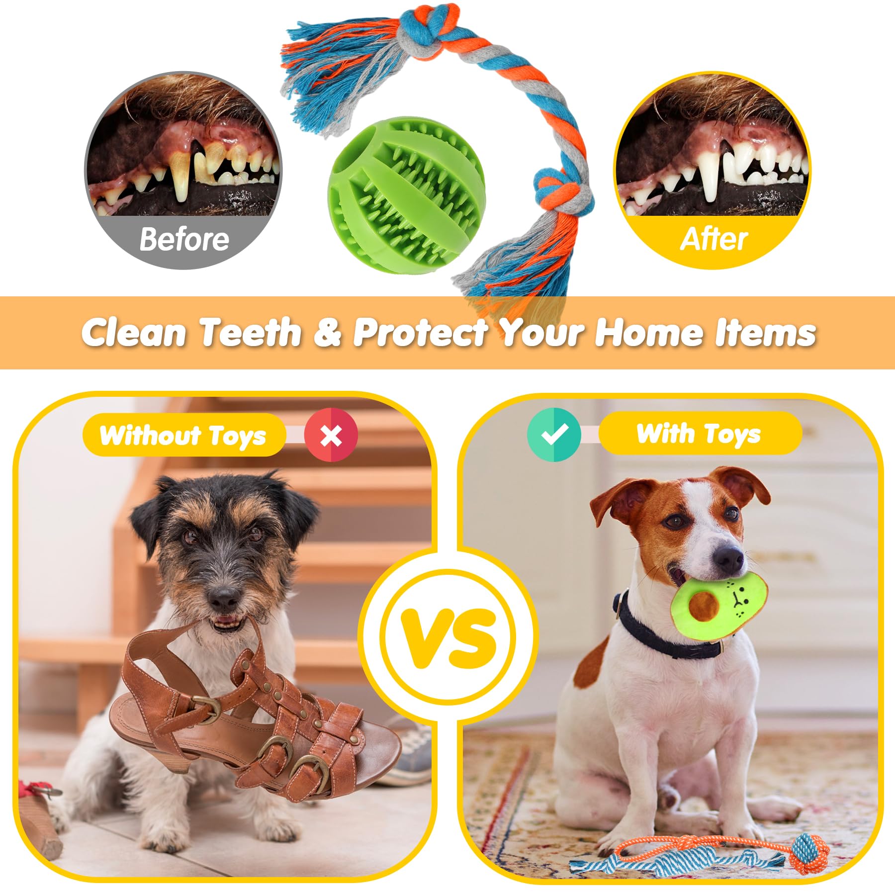 Zeaxuie dog bag rolls help clean up after playtime.