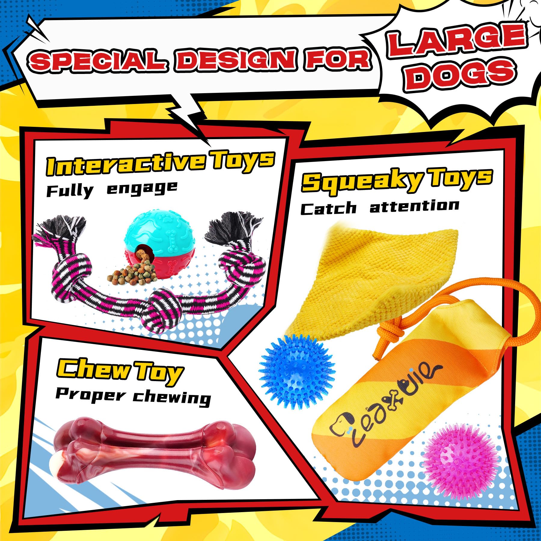 Zeaxuie nylon chew bone for strong bites and longer chewing sessions