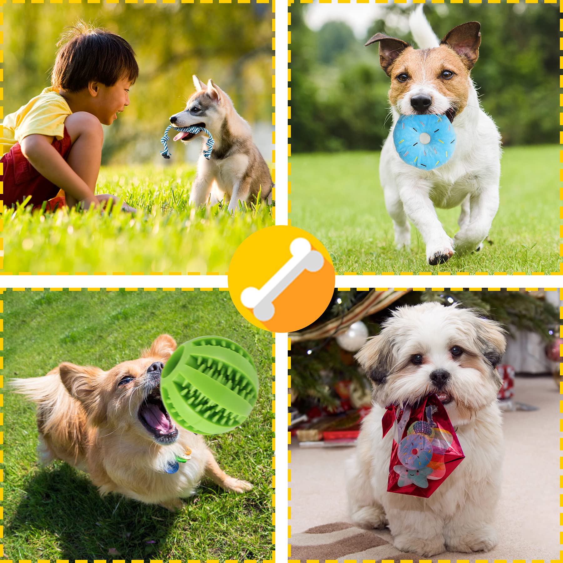 Zeaxuie toy holder with bag rolls keeps supplies organized on walks