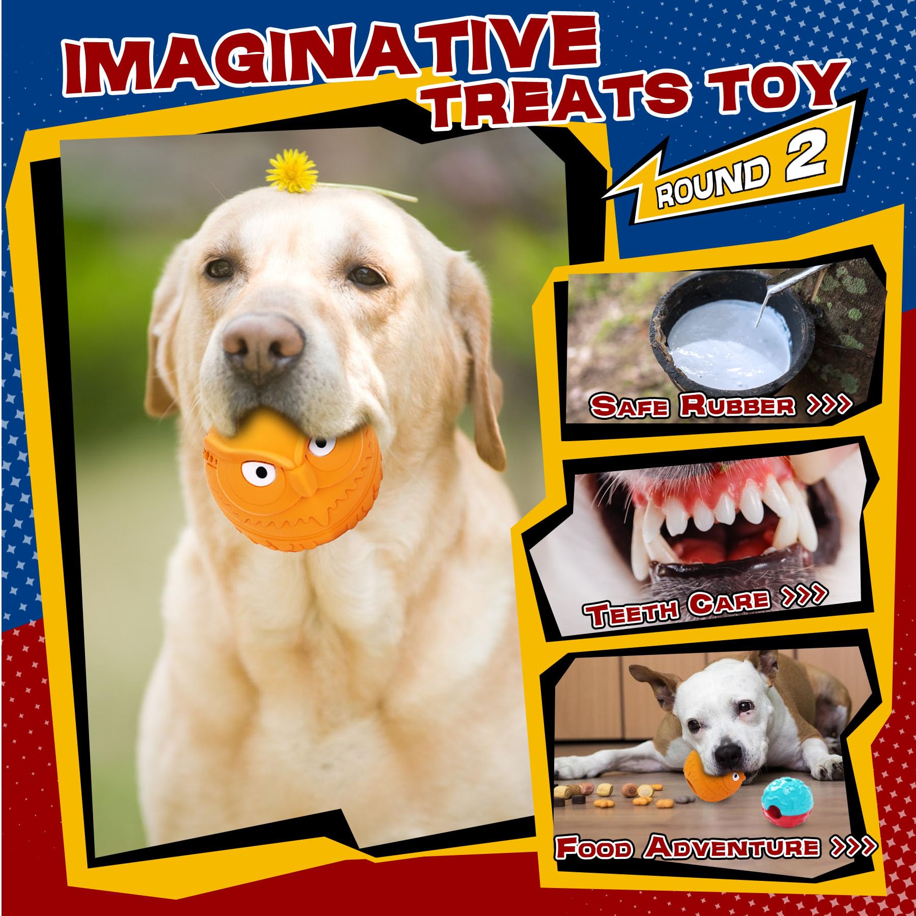 Zeaxuie rope tug toy for long-lasting tug-of-war sessions