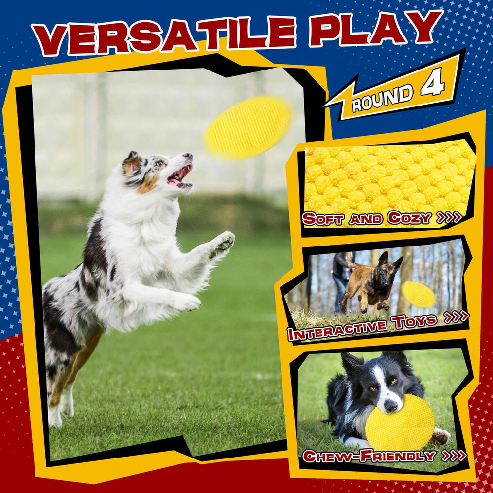 Zeaxuie soft retrieve disc for lightweight fetch training