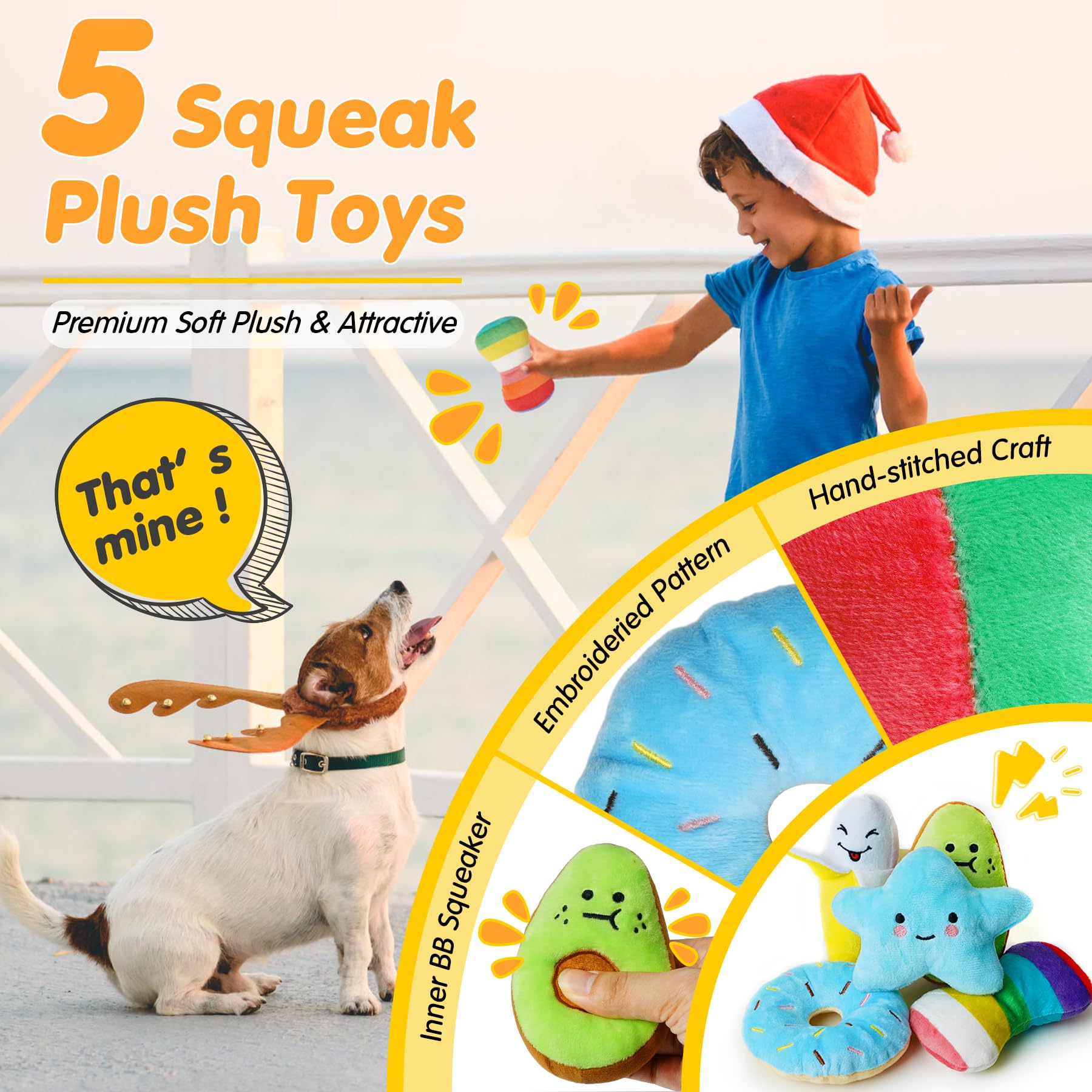 Zeaxuie rope toy close-up shows tight weave durability.