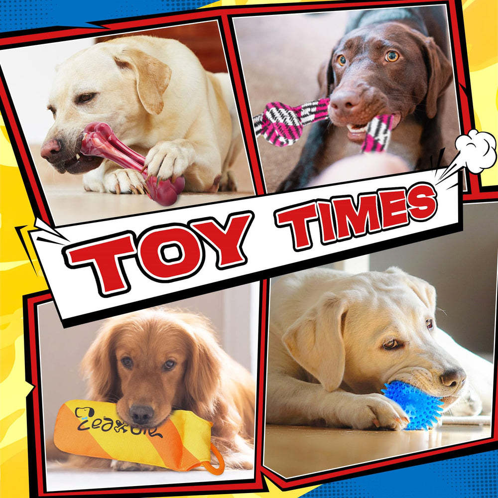 Zeaxuie treat-dispensing ball encourages problem-solving during chew time