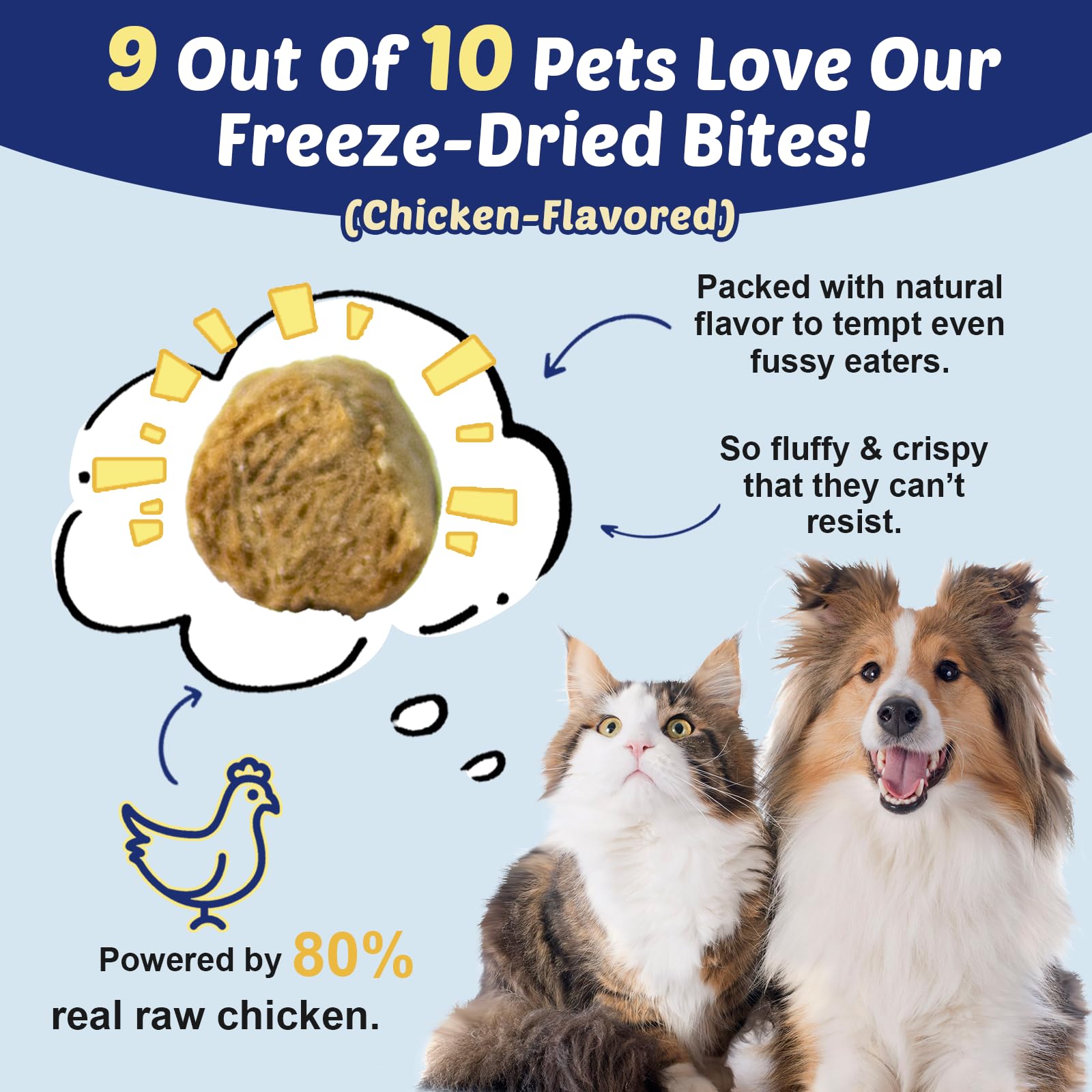 ZEBORA freeze-dried omega-treats preserve nutrients and flavor for easy feeding