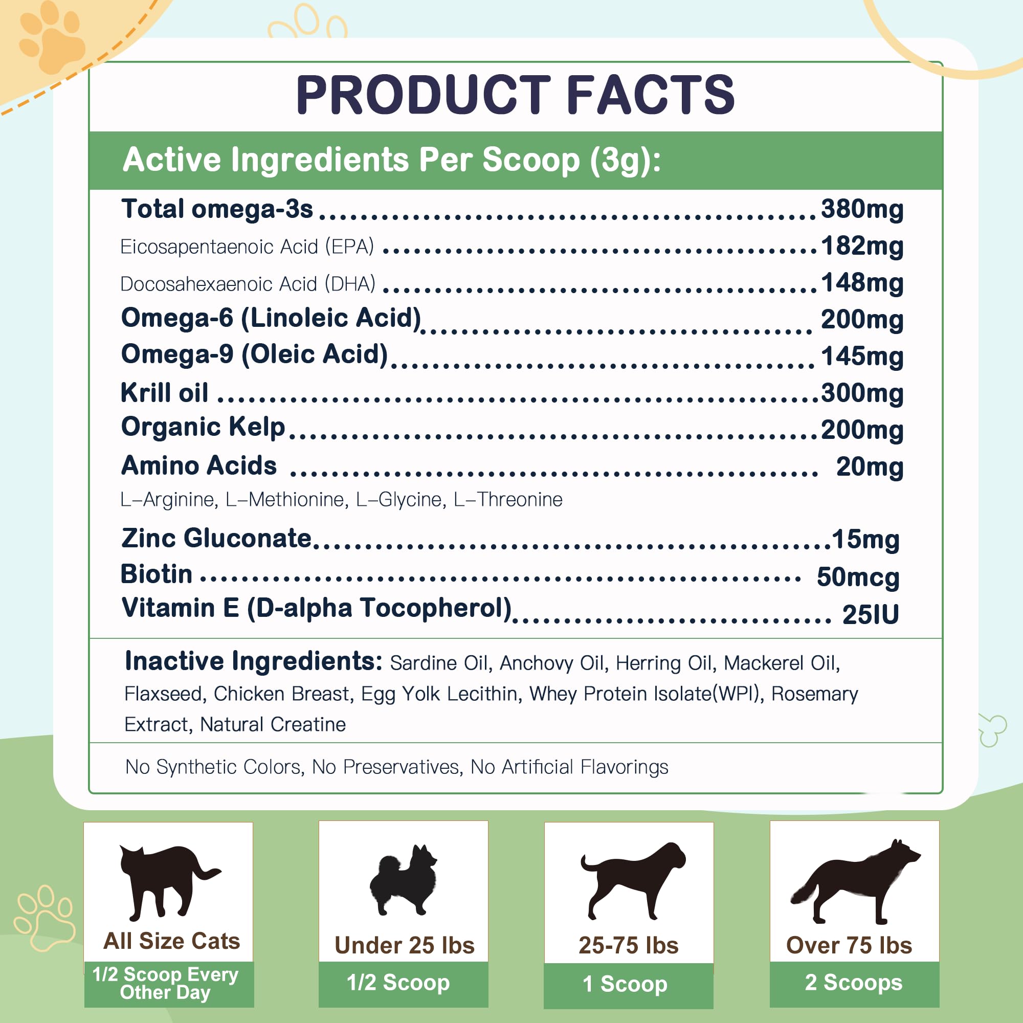 ZEBORA omega-3 dogs chicken-flavor-dog-food-topping makes meals more appealing.