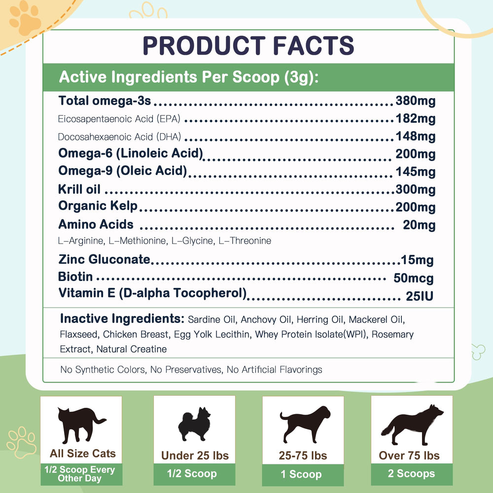 ZEBORA omega-3 dogs chicken-flavor-dog-food-topping makes meals more appealing.