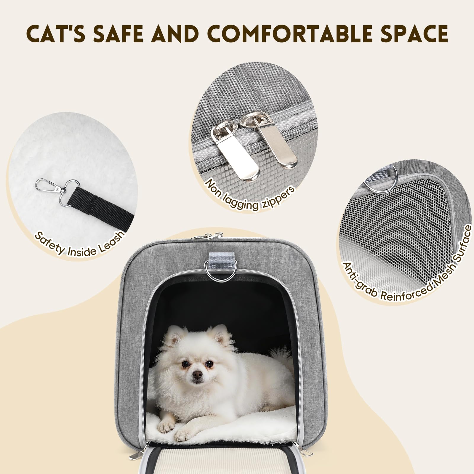 Adjustable padded shoulder strap on Zedkeys carrier for hands-free carry