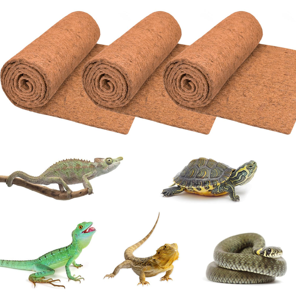 ZeeDix 3-rolls coconut fiber reptile carpet for terrariums
